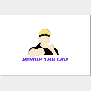 johnny lawrence sweep the leg 2 Posters and Art